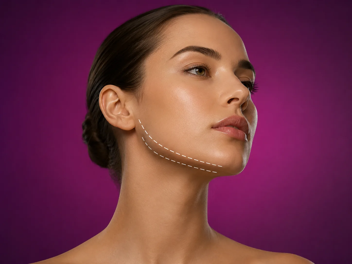 Jawline unterspritzen mit Hyaluron – definierter Kiefer ohne OP