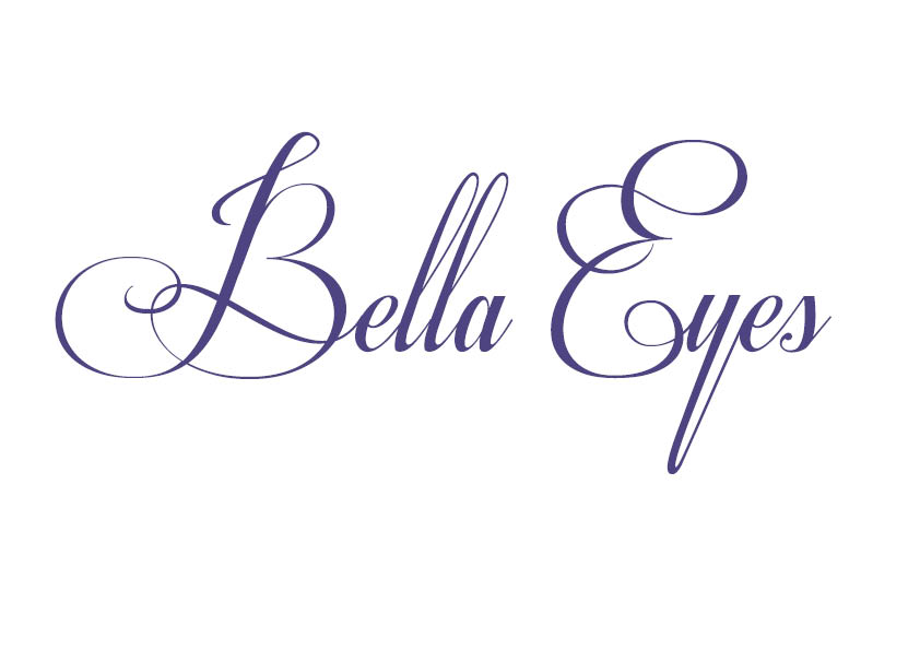 Die Grafik zeigt den Schriftzug „Bella Eyes“.
